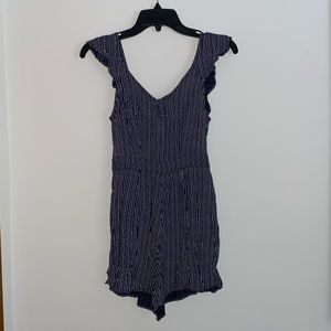 American Eagle Striped Romper